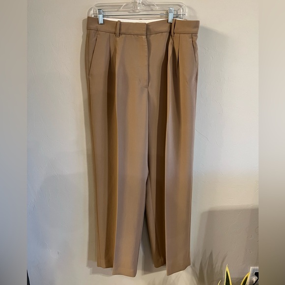Size 14 Aritzia Wilfred Effortless Pant Tab/Camel - Picture 1 of 3